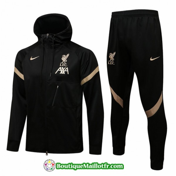 Maillot Veste Survetement Liverpool 2021 2022 à C...