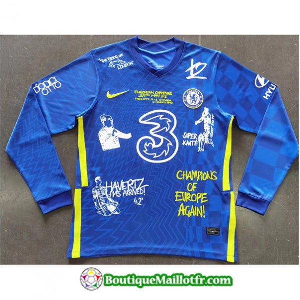 Maillot Chelsea 2021 2022 Special Edition Manche L...
