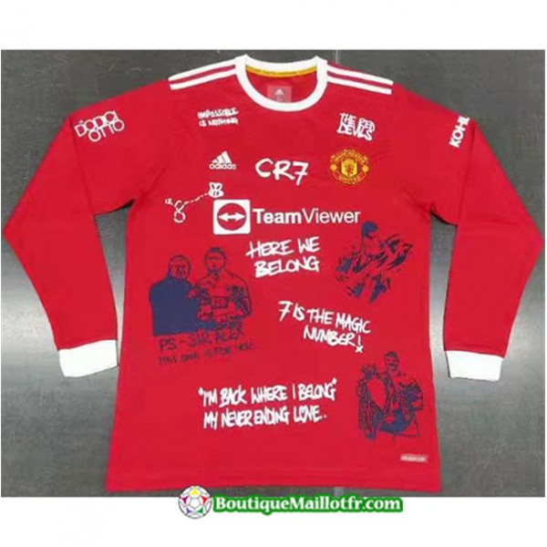 Maillot Manchester United 2021 2022 Domicile Special Edition Manche Longue