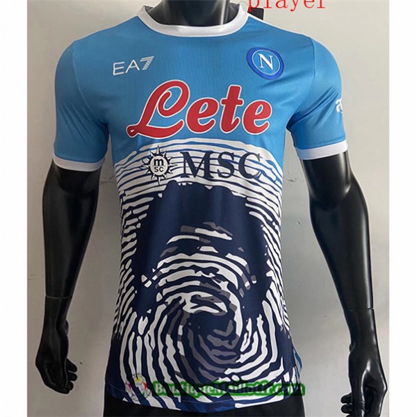 Maillot Naples Player 2021 2022 Edition Special Edition Bleu