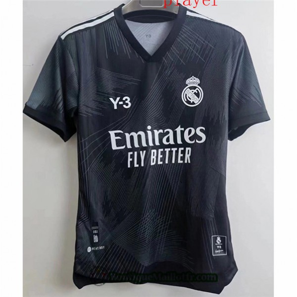 Maillot Real Madrid Player 2022 2023 Y3 Noir