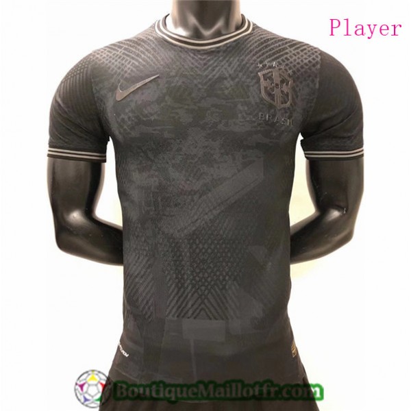 Maillot Brésil Retro 2022 2023 Player Noir