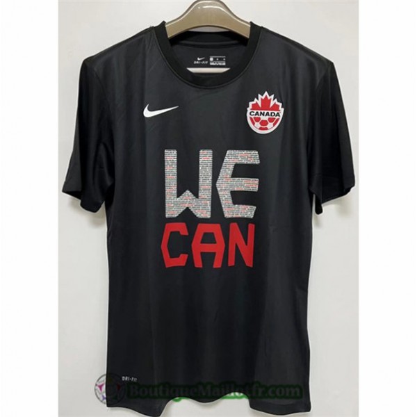 Maillot Canada 2022 2023 T Shirt Noir