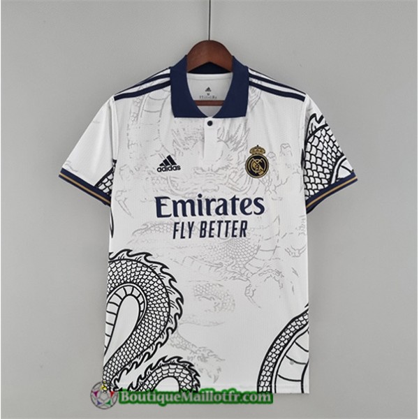 Maillot Real Madrid 2022 2023 Chinese Dragon Blanc
