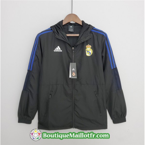 Maillot Veste Coupe Vent Real Madrid 2022 2023 Noi...