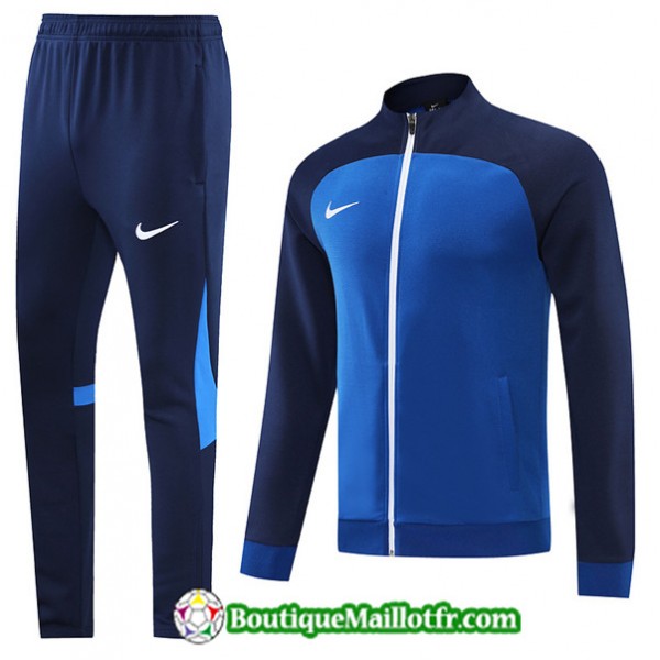 Maillot Veste Survetement Nike 2022 2023 Bleu