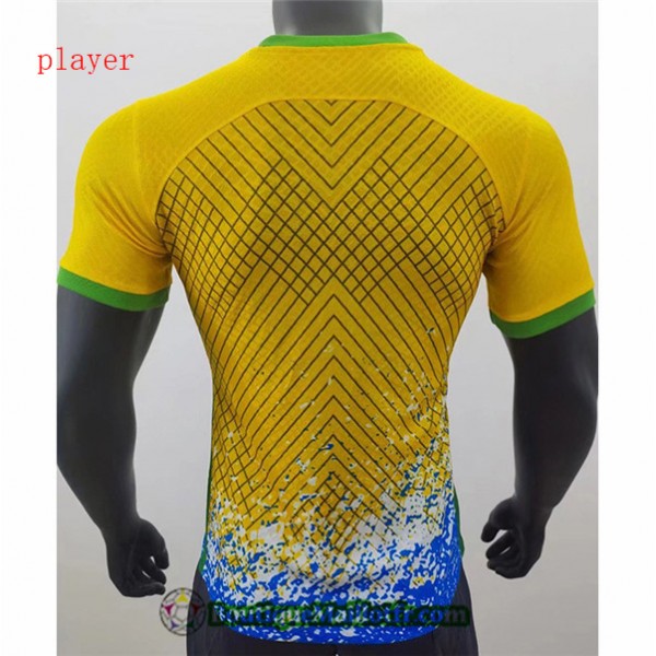 Maillot Brésil Player 2022 2023 Training Jaune