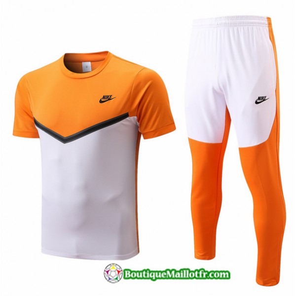 Maillot Kit Entraînement Nike 2022 2023 Orange Tr...