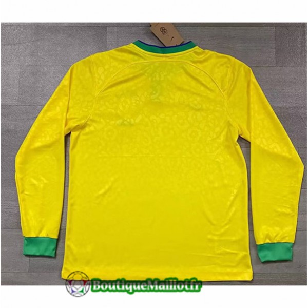 Maillot Brésil 2022 2023 Domicile Manche Longue