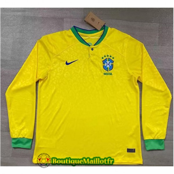 Maillot Brésil 2022 2023 Domicile Manche Longue