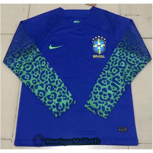 Maillot Brésil 2022 2023 Exterieur Manche Longue