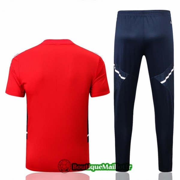 Maillot Kit Entraînement Arsenal 2022 2023 Rouge/bleu Marine Training