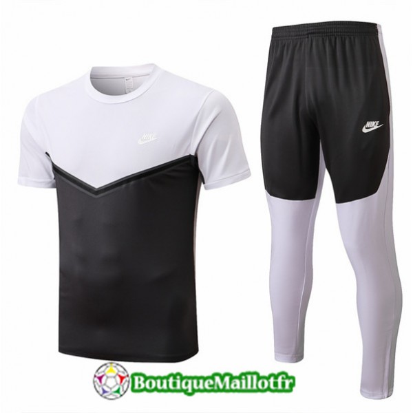 Maillot Kit Entraînement Nike 2022 2023 Blanc/noir Training