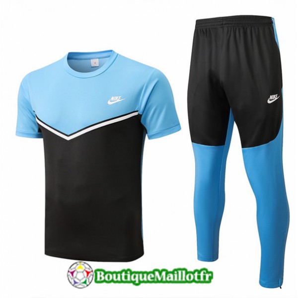 Maillot Kit Entraînement Nike 2022 2023 Bleu/noir...