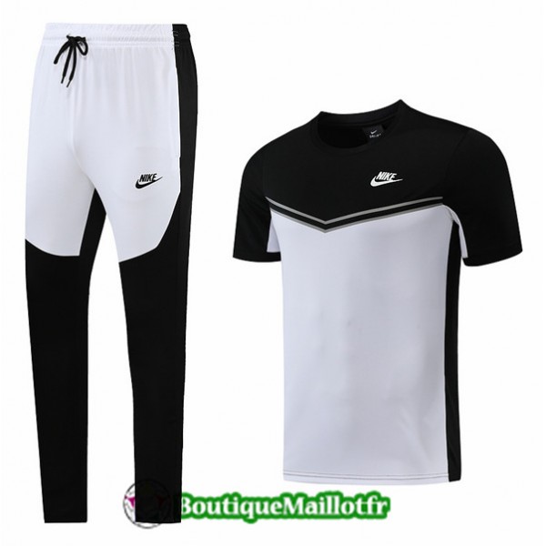 Maillot Kit Entraînement Nike 2022 2023 Noir/blan...