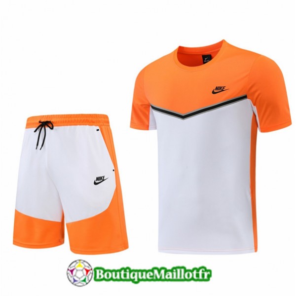 Maillot Kit Entraînement Nike 2022 2023 Orange/bl...
