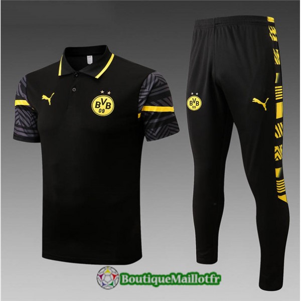 Maillot Kit Entraînement Polo Dortmund 2022 2023 ...