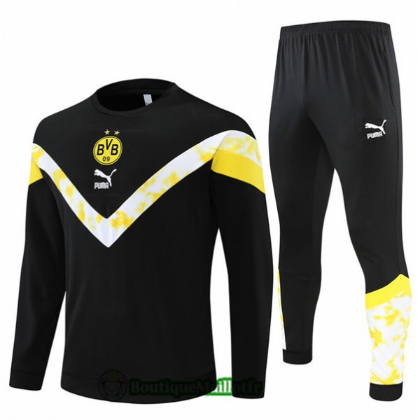 Maillot Survetement Dortmund 2022 2023 Noir/jaune
