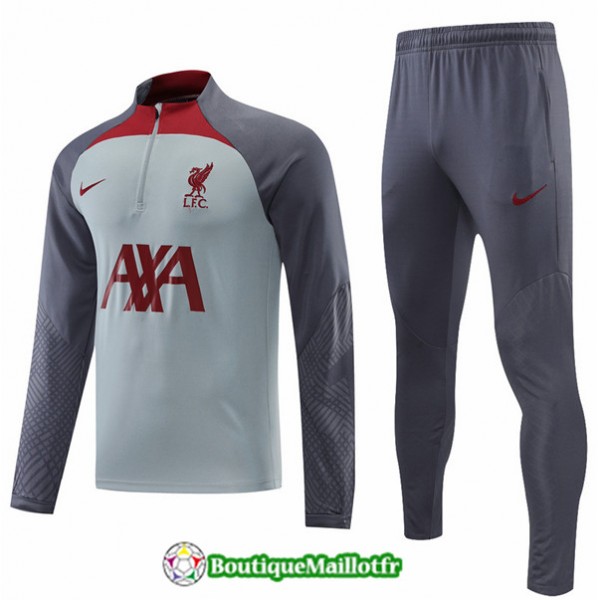 Maillot Survetement Liverpool 2022 2023 Gris