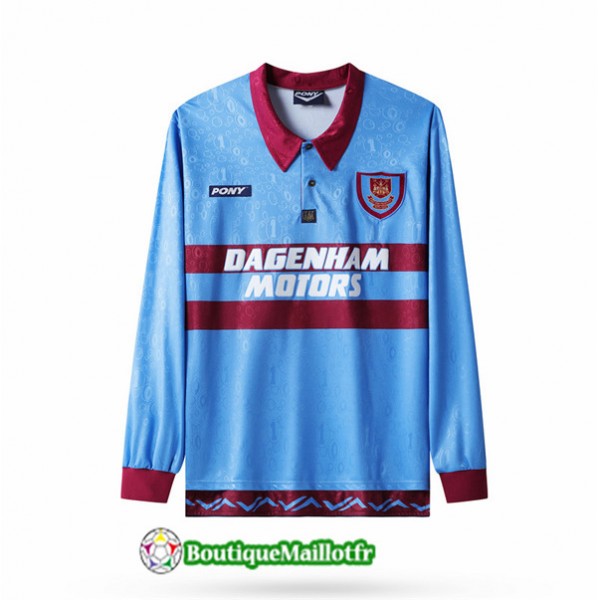 Maillot West Ham United Retro 1995 1997 Exterieur ...