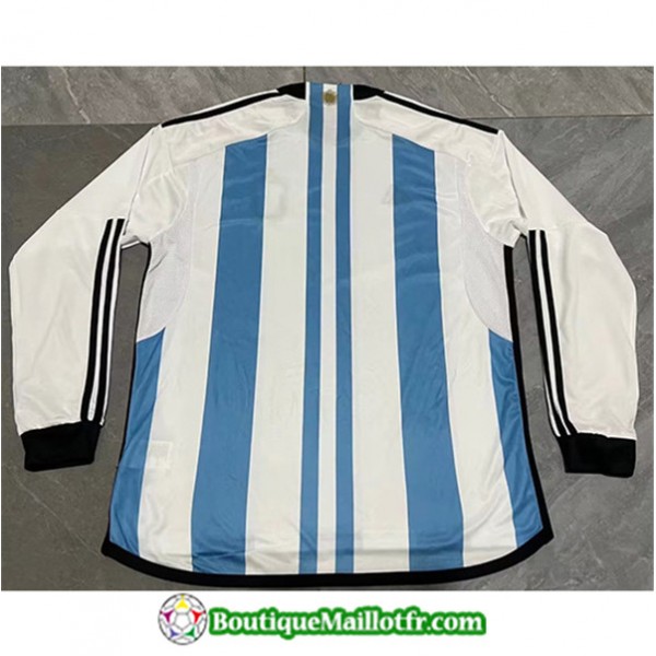 Argentine Maillot 3 Star Manche Longue 2022