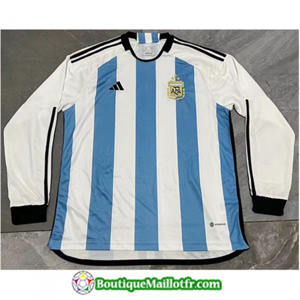 Argentine Maillot 3 Star Manche Longue 2022