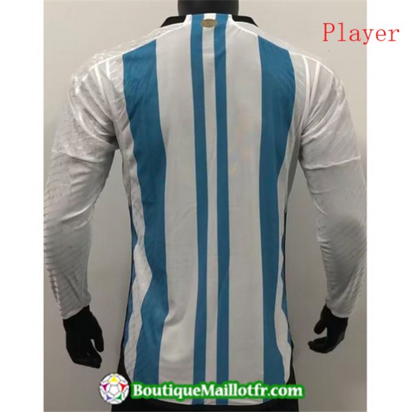 Argentine Player Domicile 3 Star Manche Longue 2022