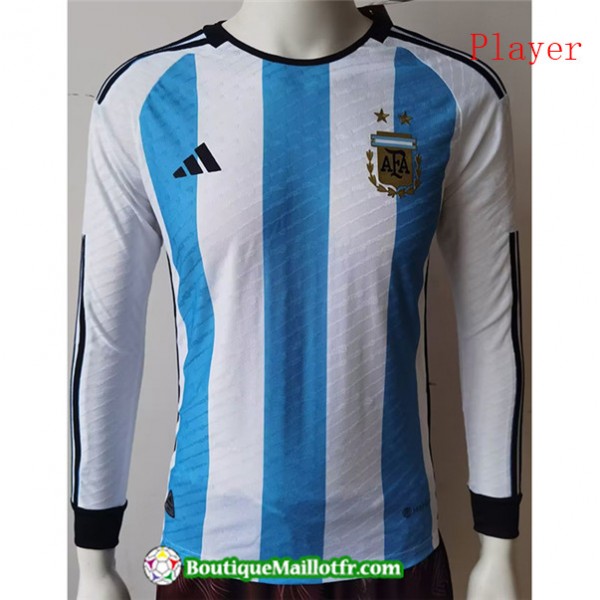 Maillot Argentine Player 2022 2023 Domicile Manche...