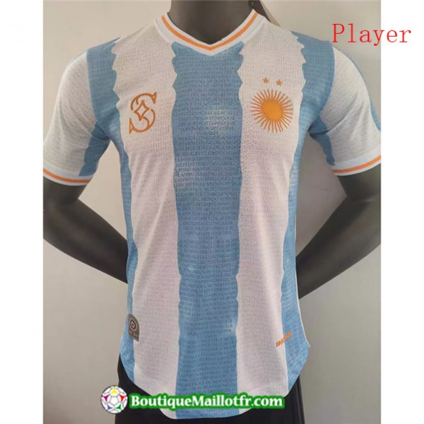 Maillot Argentine Player 2022 2023 Commemorative E...