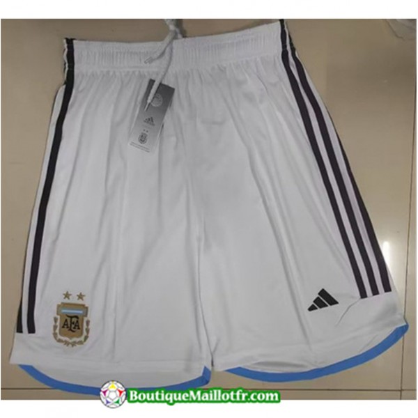 Maillot Argentine Short 2022 2023 Blanc