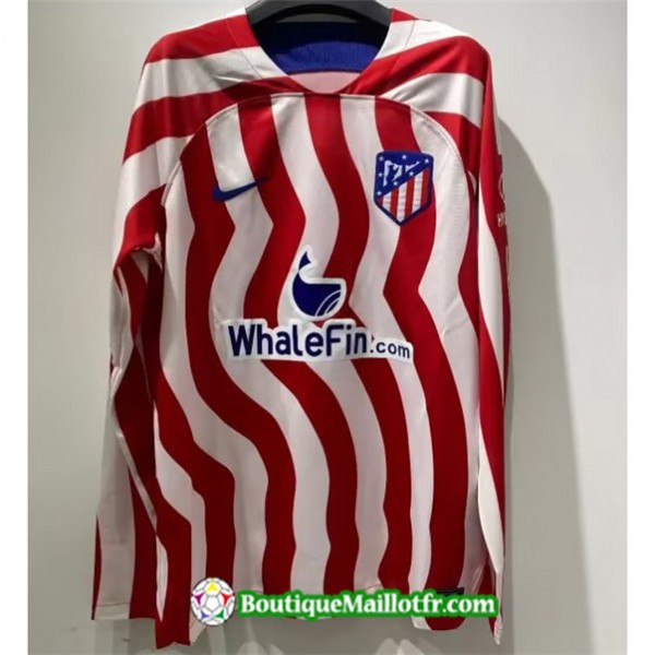 Maillot Atletico Madrid 2022 2023 Domicile Manche ...