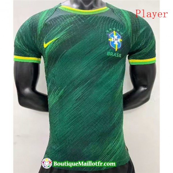 Maillot Brésil Player 2022 2023 Special Vert