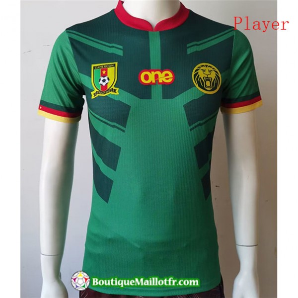 Maillot Cameroun Player 2022 2023 Domicile Vert