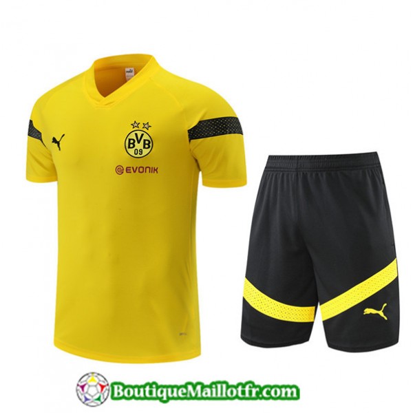 Maillot Kit Entraînement Dortmund 2022 2023 Jaune