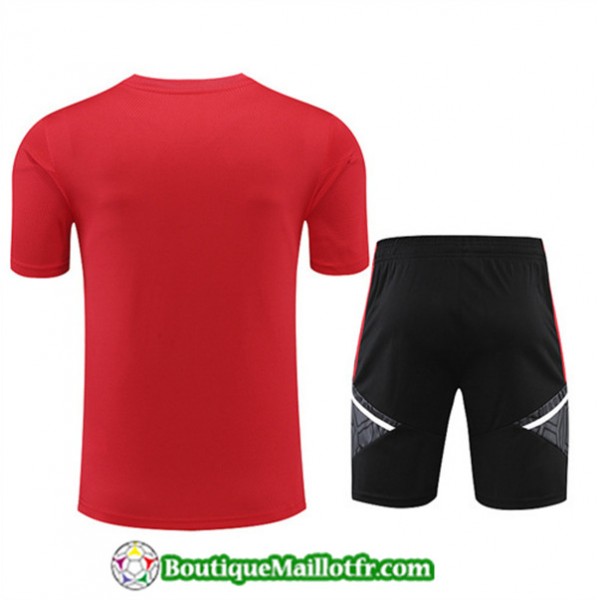 Maillot Kit Entraînement Manchester United 2022 2023 Rouge