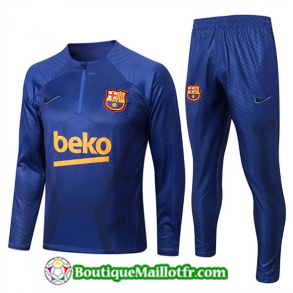 Maillot Survetement Barcelone 2022 2023 Bleu