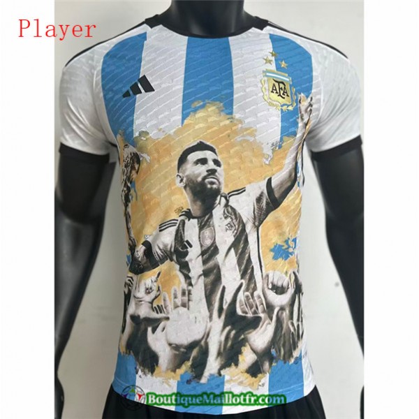 Maillot Argentine Player 2023 2024 Lionel Messi Sp...