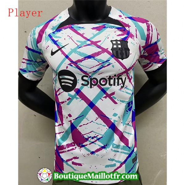 Maillot Barcelone Player 2023 2024 Blanc