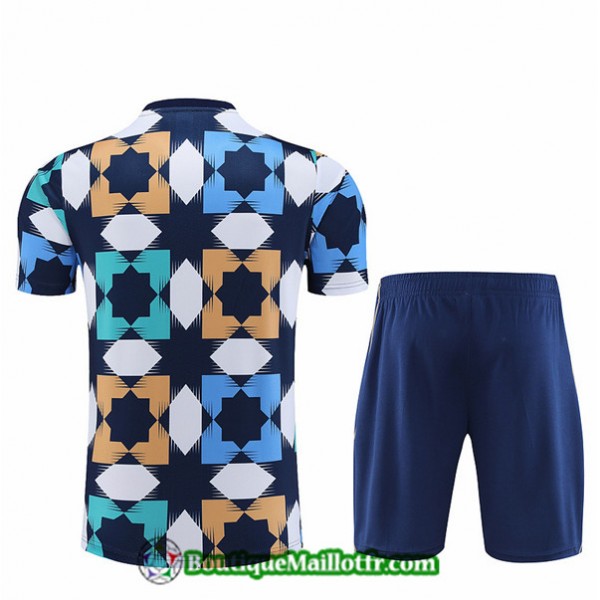 Maillot Kit Entraînement Algérie 2023 2024 Bleu Training