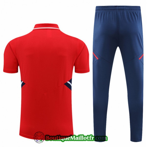 Maillot Kit Entraînement Arsenal 2022 2023 Rouge Training