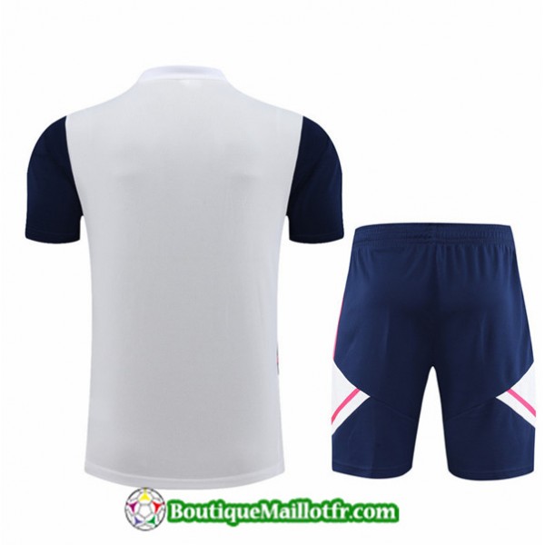 Maillot Kit Entraînement Arsenal Enfant 2022 2023 Blanc Training