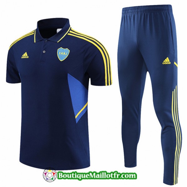 Maillot Kit Entraînement Boca Juniors Polo 2022 2...
