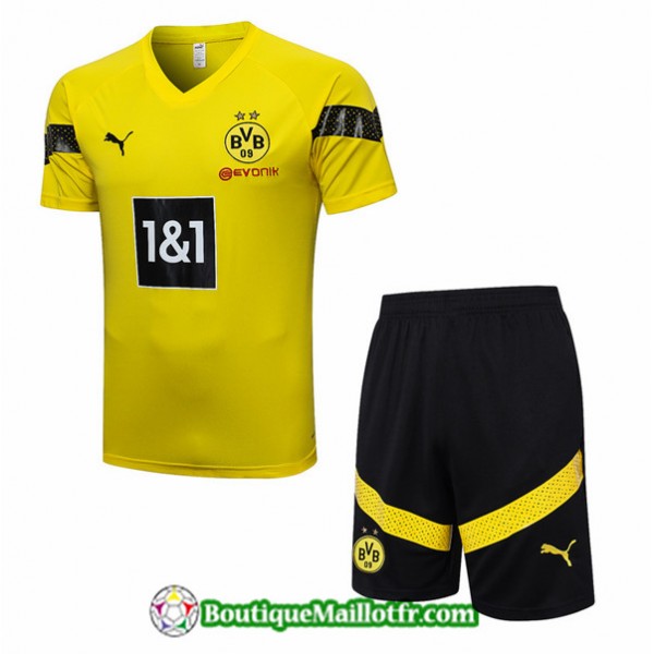 Maillot Kit Entraînement Dortmund 2022 2023 Jaune Training