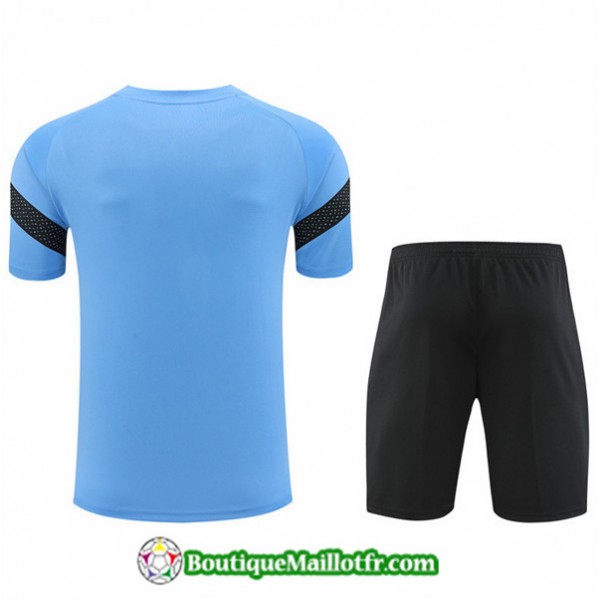 Maillot Kit Entraînement Marseille 2022 2023 Bleu Training