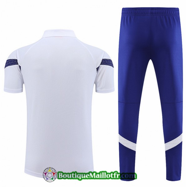 Maillot Kit Entraînement Marseille Polo 2022 2023 Blanc Training