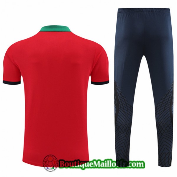 Maillot Kit Entraînement Portugal 2022 2023 Rouge Training