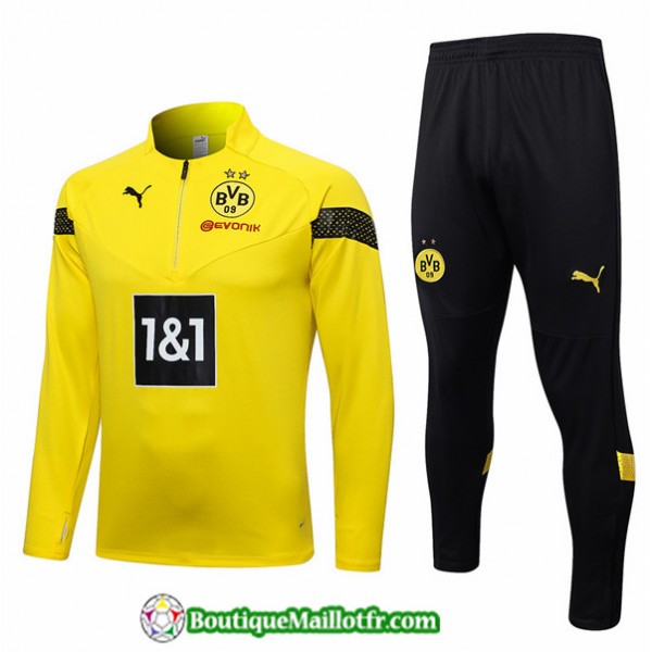 Maillot Kit Survetement Dortmund 2022 2023 Jaune