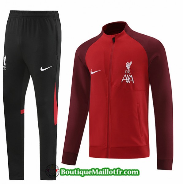 Maillot Kit Survetement Liverpool 2022 2023 Rouge