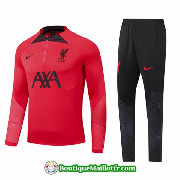 Maillot Kit Survetement Liverpool 2022 2023 Rouge