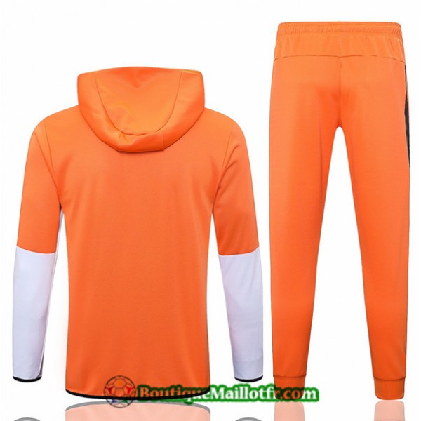Maillot Kit Veste Survetement Nike 2022 2023 à Capuche Orange